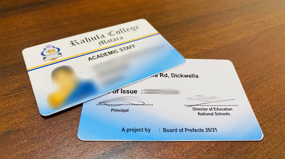 Rahula-College-Identity-Cards