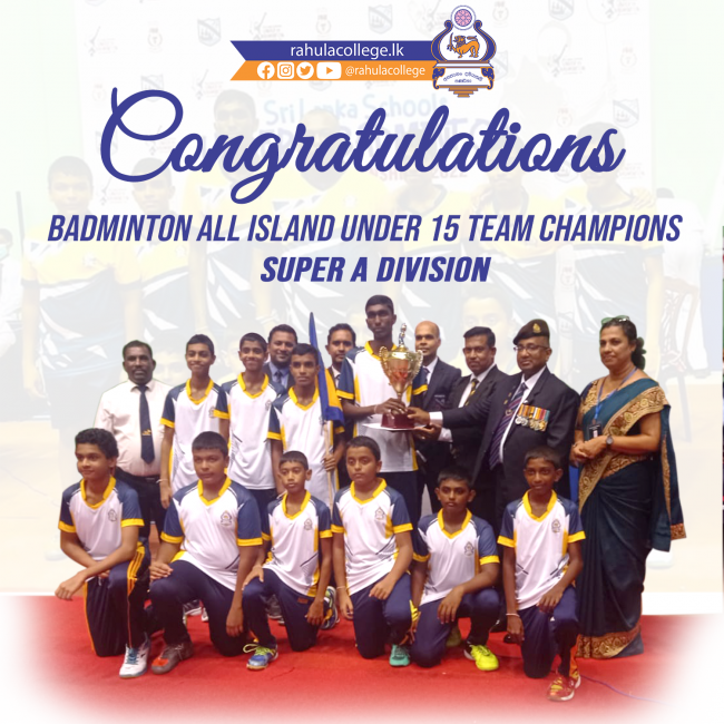 Adminton-U15-Champions